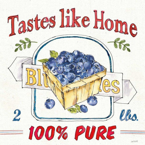 Fruit Stand IV Black Modern Wood Framed Art Print by Tavoletti, Anne