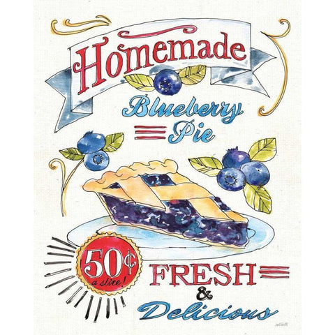 Fruit Stand VI White Modern Wood Framed Art Print by Tavoletti, Anne