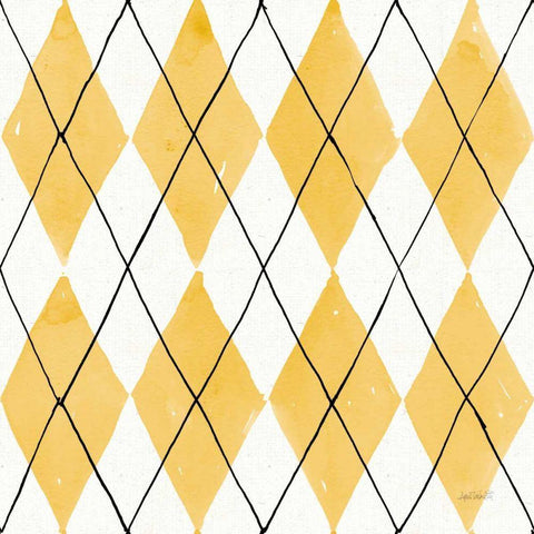 Fruit Stand Pattern VC White Modern Wood Framed Art Print with Double Matting by Tavoletti, Anne