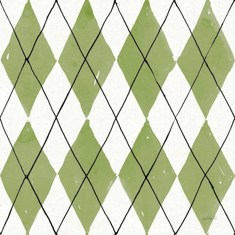 Fruit Stand Pattern VD Black Modern Wood Framed Art Print with Double Matting by Tavoletti, Anne