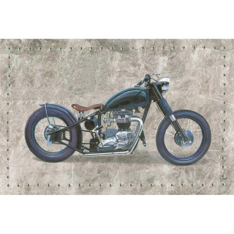 Lets Roll I Gray Black Modern Wood Framed Art Print by Wiens, James