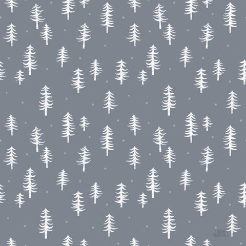 Gone Glamping Pattern IIIC White Modern Wood Framed Art Print with Double Matting by Marshall, Laura