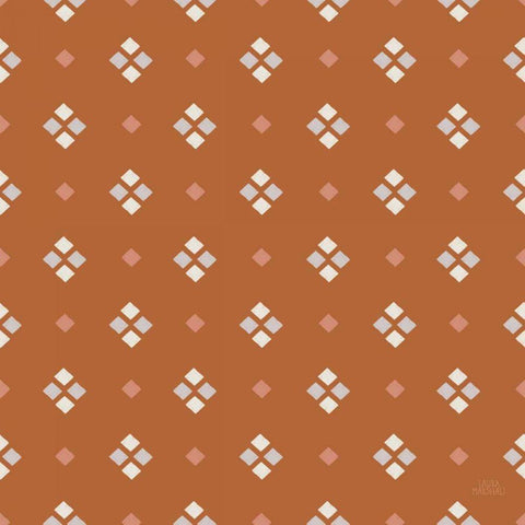 Gone Glamping Pattern VIIB Black Ornate Wood Framed Art Print with Double Matting by Marshall, Laura