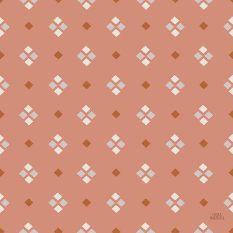 Gone Glamping Pattern VIID Black Ornate Wood Framed Art Print with Double Matting by Marshall, Laura