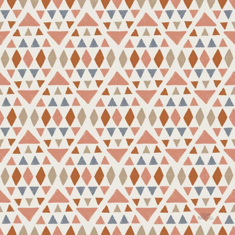 Gone Glamping Pattern VIIIA Black Ornate Wood Framed Art Print with Double Matting by Marshall, Laura