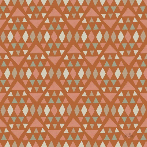 Gone Glamping Pattern VIIIB Black Ornate Wood Framed Art Print with Double Matting by Marshall, Laura