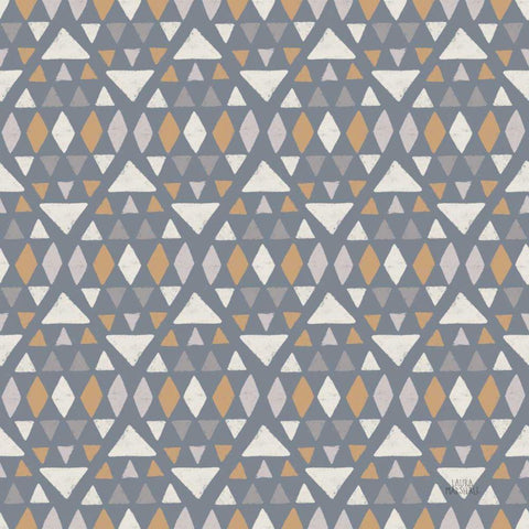 Gone Glamping Pattern VIIIC Black Ornate Wood Framed Art Print with Double Matting by Marshall, Laura