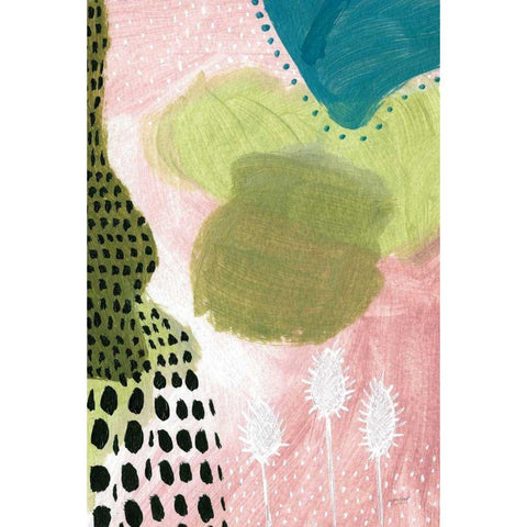 Abundance II White Modern Wood Framed Art Print by Mack, Lynn