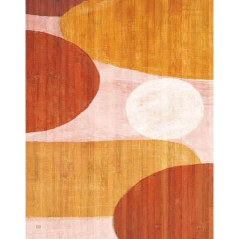 Costa Del Sol I Pink White Modern Wood Framed Art Print by Mullan, Michael