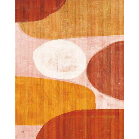 Costa Del Sol II Pink Gold Ornate Wood Framed Art Print with Double Matting by Mullan, Michael