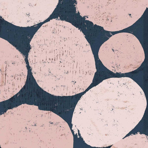 Raw Sienna IX Pink Gold Ornate Wood Framed Art Print with Double Matting by Mullan, Michael