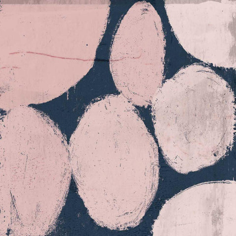 Raw Sienna XII Pink Gold Ornate Wood Framed Art Print with Double Matting by Mullan, Michael