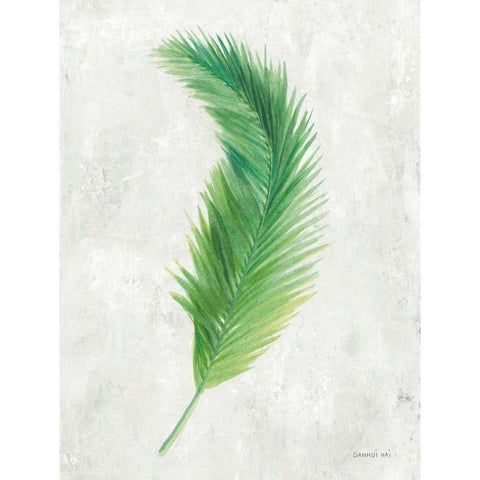 Palms of the Tropics VI Black Modern Wood Framed Art Print by Nai, Danhui