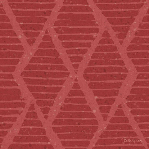 Harvest Bouquet Pattern IID Black Ornate Wood Framed Art Print with Double Matting by Grove, Beth