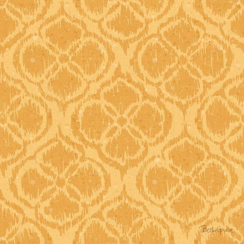 Harvest Bouquet Pattern VE Gold Ornate Wood Framed Art Print with Double Matting by Grove, Beth