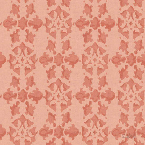 Vintage Petals Pattern VB Gold Ornate Wood Framed Art Print with Double Matting by Pertiet, Katie