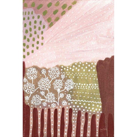 Salt Shrub I Black Modern Wood Framed Art Print by Mack, Lynn