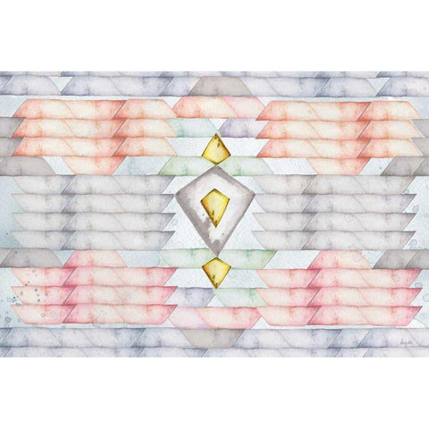 Colors of the Wind I White Modern Wood Framed Art Print by Rice, Kristy