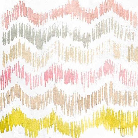 Colors of the Wind III White Modern Wood Framed Art Print by Rice, Kristy