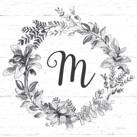 Farmhouse Cotton V v2 Gray Black Modern Wood Framed Art Print by Grove, Beth