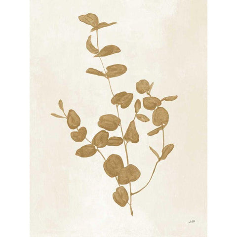 Botanical Study II Gold Crop White Modern Wood Framed Art Print by Purinton, Julia