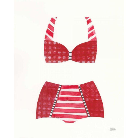 Bathing Beauty II Gold Ornate Wood Framed Art Print with Double Matting by Averinos, Melissa