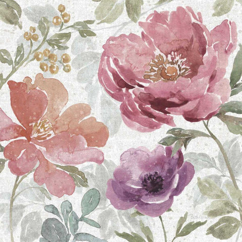 Springtime Bloom III Dark Gold Ornate Wood Framed Art Print with Double Matting by Grove, Beth
