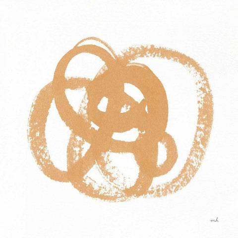 Scribbly Spring I Black Modern Wood Framed Art Print by Hershey, Moira