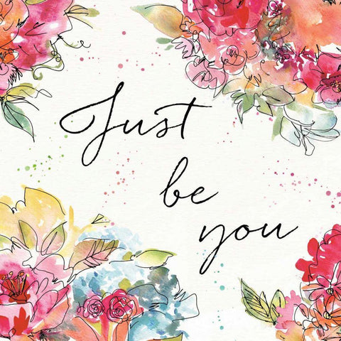 Floral Figures IX Black Modern Wood Framed Art Print by Tavoletti, Anne