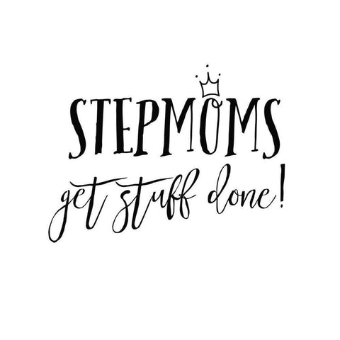 Stepmom Inspiration I Gold Ornate Wood Framed Art Print with Double Matting by Wild Apple Portfolio