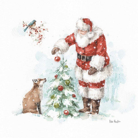 Magical Holidays V White Modern Wood Framed Art Print by Audit, Lisa