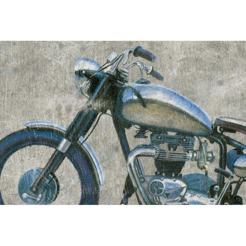 Lets Roll II Grunge Crop Gold Ornate Wood Framed Art Print with Double Matting by Wiens, James