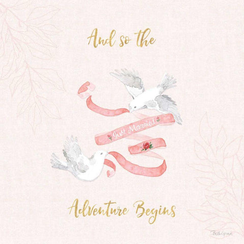 All You Need is Love X Pink Black Ornate Wood Framed Art Print with Double Matting by Grove, Beth