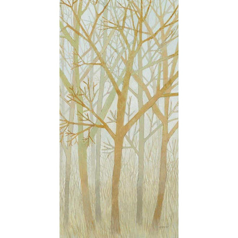 Spring Trees I Gold Ornate Wood Framed Art Print with Double Matting by Lovell, Kathrine