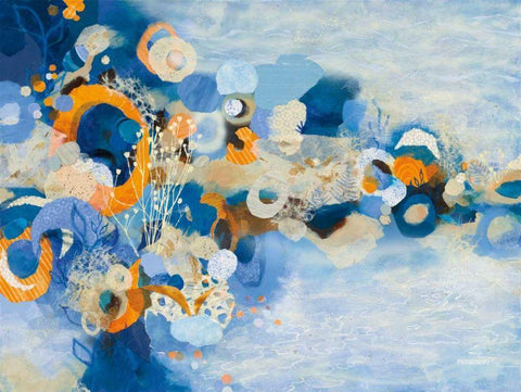 Nantucket Summer Black Ornate Wood Framed Art Print with Double Matting by Ferguson, Kathy