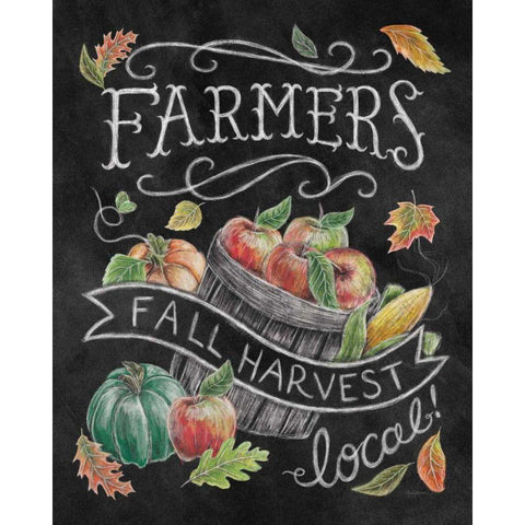 Harvest Chalk II White Modern Wood Framed Art Print by Urban, Mary