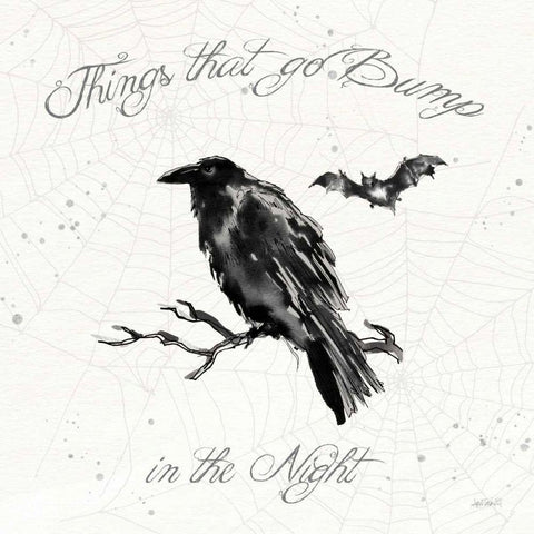 Phantoms of the Night V Black Modern Wood Framed Art Print by Tavoletti, Anne