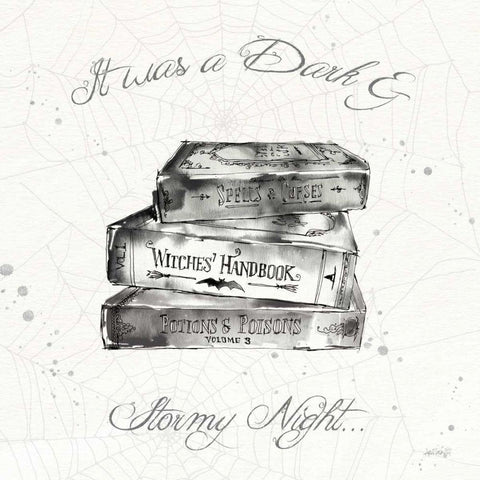 Phantoms of the Night VI Black Ornate Wood Framed Art Print with Double Matting by Tavoletti, Anne