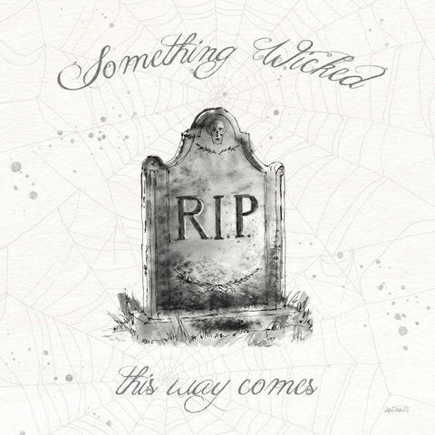 Phantoms of the Night VIII Black Modern Wood Framed Art Print with Double Matting by Tavoletti, Anne