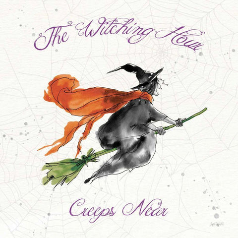 Phantoms of the Night IV Color Gold Ornate Wood Framed Art Print with Double Matting by Tavoletti, Anne