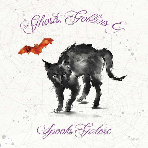 Phantoms of the Night IX Color White Modern Wood Framed Art Print by Tavoletti, Anne