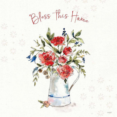 Americana Mood IV Black Ornate Wood Framed Art Print with Double Matting by Tavoletti, Anne