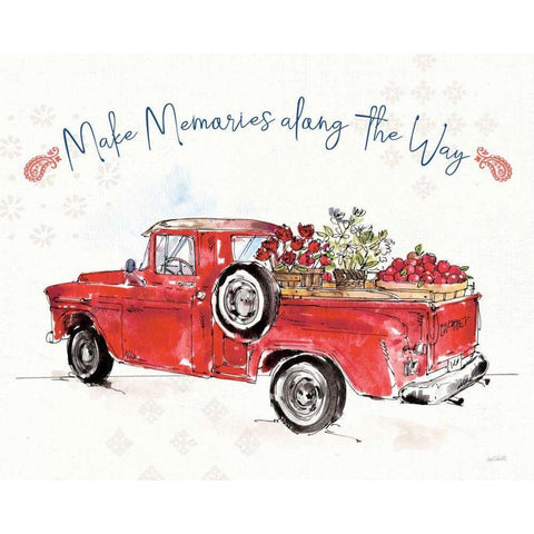 Americana Mood IX Gold Ornate Wood Framed Art Print with Double Matting by Tavoletti, Anne