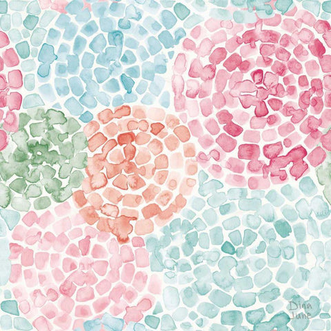 Boho Ride Pattern IVA White Modern Wood Framed Art Print by June, Dina