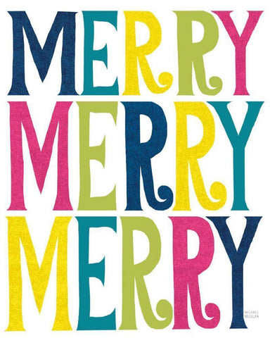 Holiday on Wheels XI Bright White Modern Wood Framed Art Print with Double Matting by Mullan, Michael