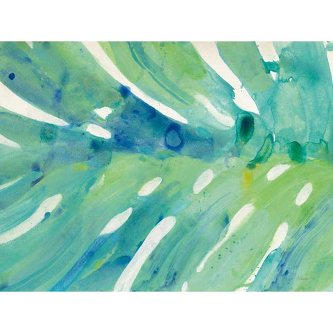 Tropical Delight Black Modern Wood Framed Art Print by Hristova, Albena