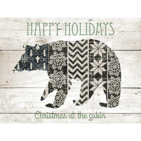 Nordic Holiday II Neutral Black Modern Wood Framed Art Print by Grove, Beth