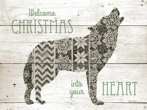 Nordic Holiday III Neutral Black Ornate Wood Framed Art Print with Double Matting by Grove, Beth