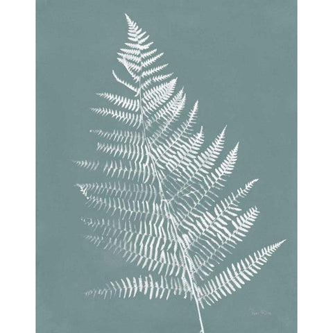 Nature by the Lake Ferns VI Gray Mist Crop Gold Ornate Wood Framed Art Print with Double Matting by Rhue, Piper