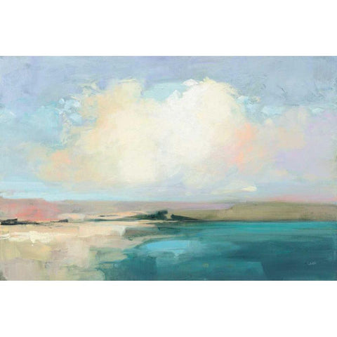 Coastal Sky White Modern Wood Framed Art Print by Purinton, Julia